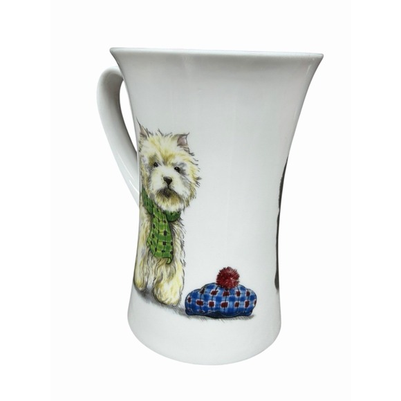 Hudson Scottie Dogs Bone China Mug | British Cottagecore Dog Coffee Cup‎ - Picture 3 of 7
